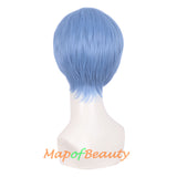 Short Curly Men Cosplay Wigs Women Colored Handsome Natural Hair