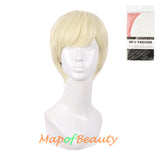 Short Curly Men Cosplay Wigs Women Colored Handsome Natural Hair