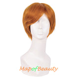 Short Curly Men Cosplay Wigs Women Colored Handsome Natural Hair