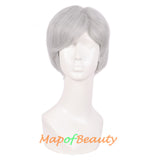 Short Curly Men Cosplay Wigs Women Colored Handsome Natural Hair