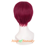 Short Curly Men Cosplay Wigs Women Colored Handsome Natural Hair