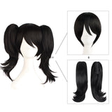 Cosplay Anime Wigs for Black Women Lolita Curly Sweet Lovely Three Piece Wig Short