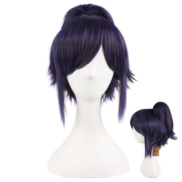 Anime Lovely Handsome Short Curly Clip On Ponytails Cosplay Wig Costume Party Wigs