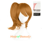 Lovely Short Curly Clip On Ponytails Cosplay Wig Anime Cosplay Costumes Wigs