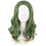 Halloween Joker Green Natural Small Volume Cosplay Costume Party Curly Wigs