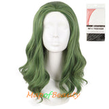 Halloween Joker Green Natural Small Volume Cosplay Costume Party Curly Wigs