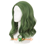 Halloween Joker Green Natural Small Volume Cosplay Costume Party Curly Wigs