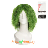 Halloween Joker Green Natural Small Volume Cosplay Costume Party Curly Wigs