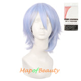 Short Curly Shaggy Wigs Cosplay Anime Party Wig With Bangs