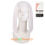 Cosplay Anime Short Straight Wigs Ponytail Side Bangs Heat Resistant Wig