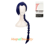 Long Cosplay Anime Ponytail Braided Wigs Heat Resistant Synthetic Fiber Hair