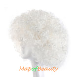 Shades of White Synthetic Hair