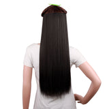 24 Inch Hair Extensions Ladies 5 Clip Long Straight Hairpiece