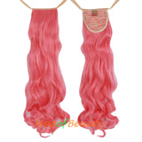 Fluffy Cute Big Wave Roll Synthetic Curly Strap Type Ponytail