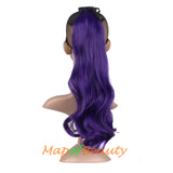 Fluffy Cute Big Wave Roll Synthetic Curly Strap Type Ponytail