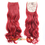 Fluffy Cute Big Wave Roll Synthetic Curly Strap Type Ponytail