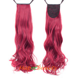 Fluffy Cute Big Wave Roll Synthetic Curly Strap Type Ponytail