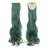 Fluffy Cute Big Wave Roll Synthetic Curly Strap Type Ponytail