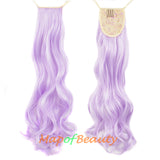 Fluffy Cute Big Wave Roll Synthetic Curly Strap Type Ponytail