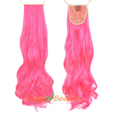 Fluffy Cute Big Wave Roll Synthetic Curly Strap Type Ponytail