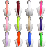 Long Straight Natural Soft Fiber Material Strap Type Ponytail