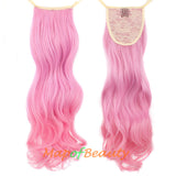 Gradient Fashion Party Charming Long Curly Ribbon Ponytail Extension
