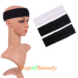 3 Pack Yoga Headbands Stretchy Cotton Head Band Hairwarp Sports Running Exercise Gym