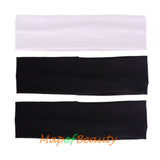 3 Pack Yoga Headbands Stretchy Cotton Head Band Hairwarp Sports Running Exercise Gym