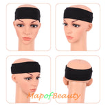 3 Pack Yoga Headbands Stretchy Cotton Head Band Hairwarp Sports Running Exercise Gym