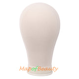 Canvas Block Head Wig Head With Stand For Making Wigs Mannequin Head Display Styling