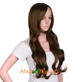 Natural supple High Quality Synthetic Long Wave Curly Wigs