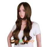 Natural supple High Quality Synthetic Long Wave Curly Wigs