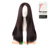 Long Straight Cosplay Wigs For Women Heat Resistant Natural Hair Synthetic Wig