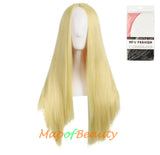 Long Straight Cosplay Wigs For Women Heat Resistant Natural Hair Synthetic Wig