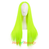 Long Straight Cosplay Wigs For Women Heat Resistant Natural Hair Synthetic Wig