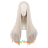 Long Straight Cosplay Wigs For Women Heat Resistant Natural Hair Synthetic Wig