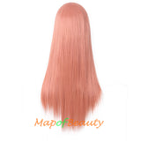 Long Straight Cosplay Wigs For Women Heat Resistant Natural Hair Synthetic Wig