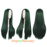 Long Straight Cosplay Wigs For Women Heat Resistant Natural Hair Synthetic Wig