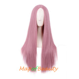 Long Straight Cosplay Wigs For Women Heat Resistant Natural Hair Synthetic Wig