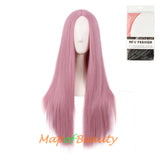 Long Straight Cosplay Wigs For Women Heat Resistant Natural Hair Synthetic Wig