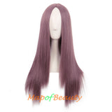 Long Straight Cosplay Wigs For Women Heat Resistant Natural Hair Synthetic Wig