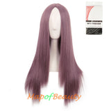 Long Straight Cosplay Wigs For Women Heat Resistant Natural Hair Synthetic Wig