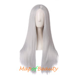 Long Straight Cosplay Wigs For Women Heat Resistant Natural Hair Synthetic Wig