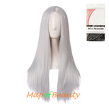 Long Straight Cosplay Wigs For Women Heat Resistant Natural Hair Synthetic Wig