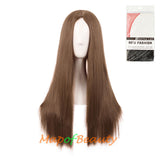 Long Straight Cosplay Wigs For Women Heat Resistant Natural Hair Synthetic Wig