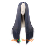 Long Straight Cosplay Wigs For Women Heat Resistant Natural Hair Synthetic Wig