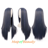 Long Straight Cosplay Wigs For Women Heat Resistant Natural Hair Synthetic Wig