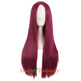 Long Straight Cosplay Wigs For Women Heat Resistant Natural Hair Synthetic Wig