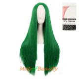 Long Straight Cosplay Wigs For Women Heat Resistant Natural Hair Synthetic Wig