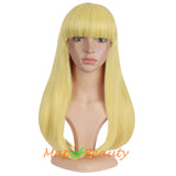 Flat Bangs Long Bent Tail Wigs Synthetic Wigs Ordinary Wigs For Women